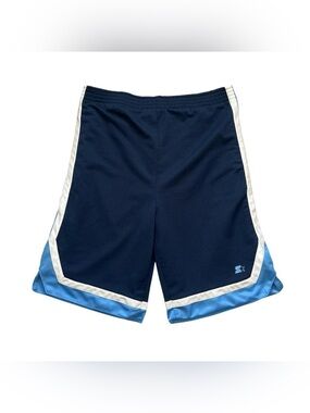 STARTER Navy, Light Blue and White Athletic Shorts